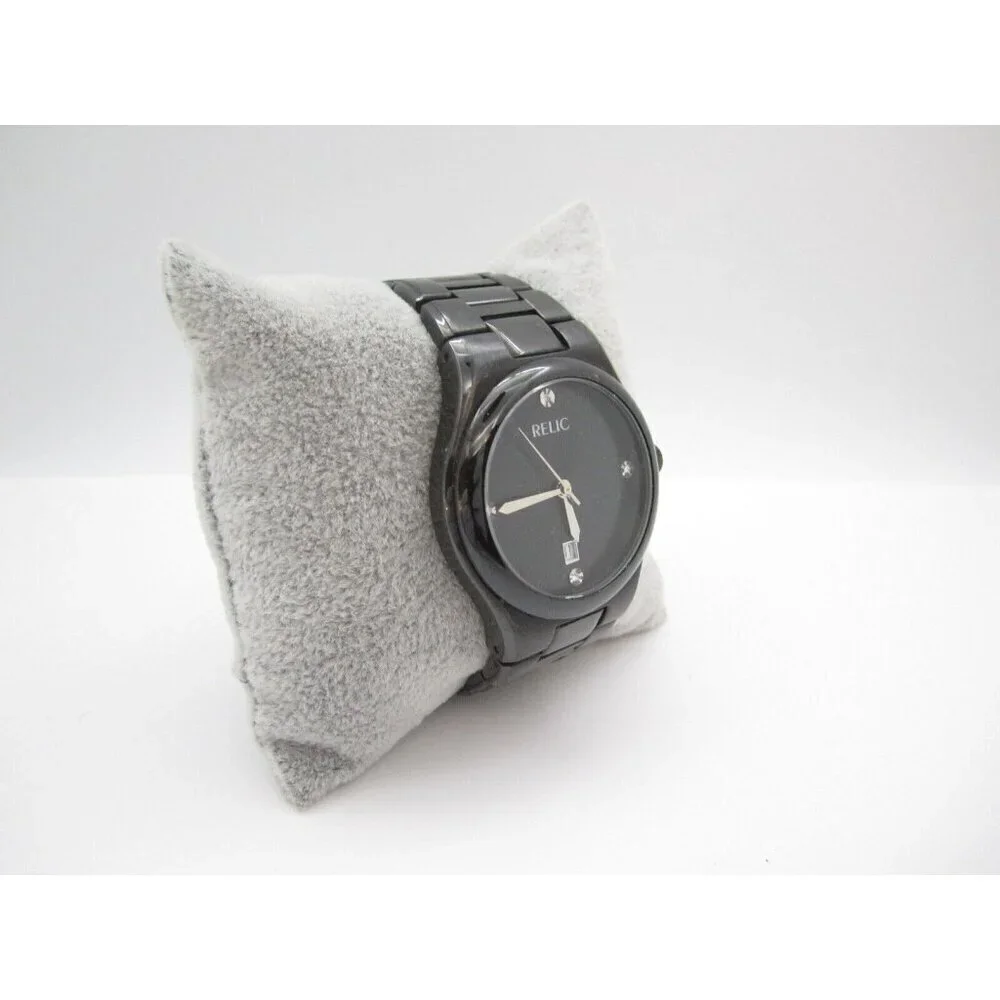 Men Relic Quartz WR Analog 38mm Round Watch (H567) 